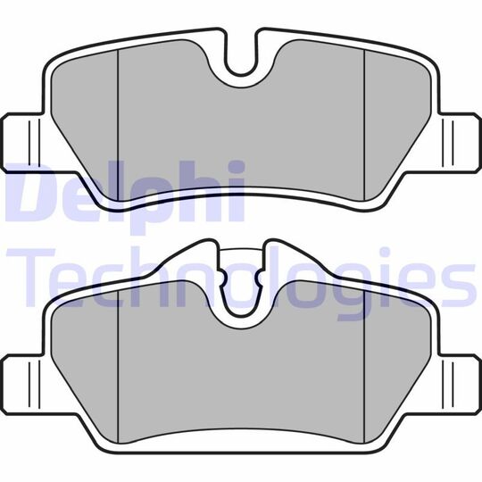 LP2762 - Brake Pad Set, disc brake 