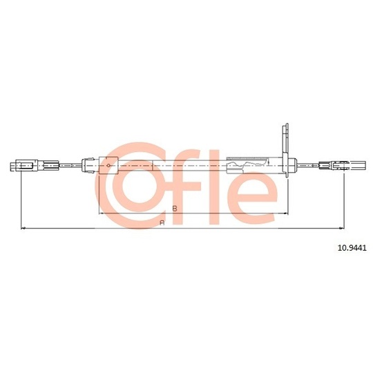 10.9441 - Cable, parking brake 