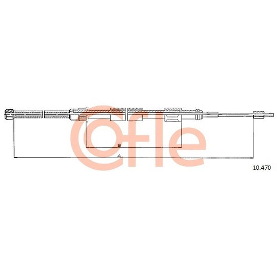 10.470 - Cable, parking brake 