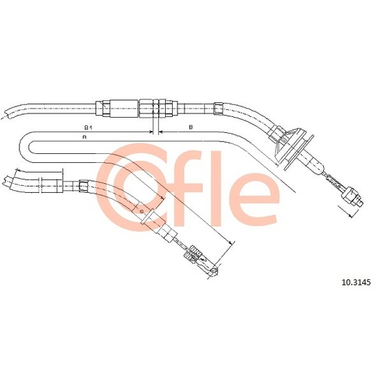 10.3145 - Clutch Cable 