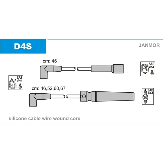 D4S - Ignition Cable Kit 