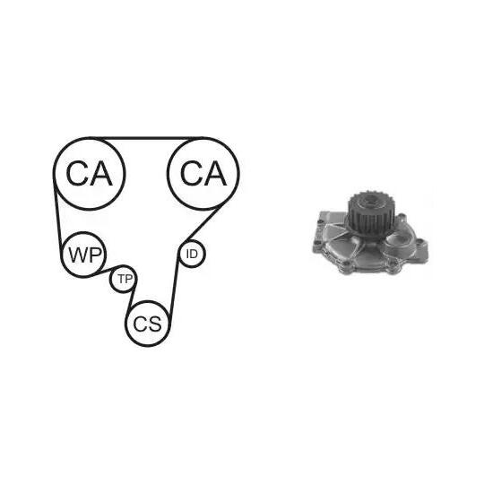 WPK-146501 - Water Pump & Timing Belt Set 