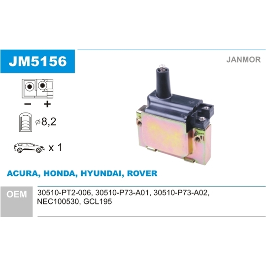 JM5156 - Ignition coil 