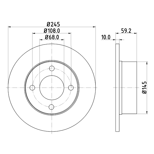 MDC369 - Brake Disc 