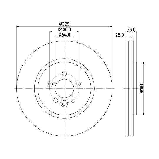 MDC1682 - Brake Disc 