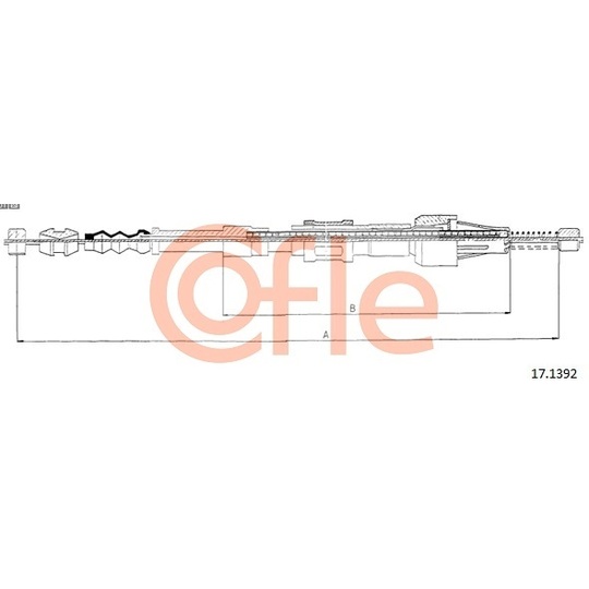 17.1392 - Cable, parking brake 