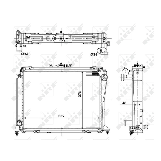 56113 - Radiator, engine cooling 