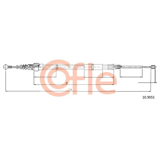 10.9051 - Cable, parking brake 