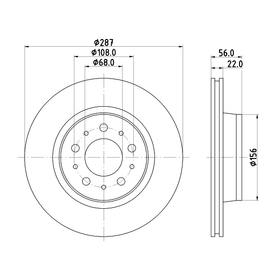 MDC735 - Brake Disc 