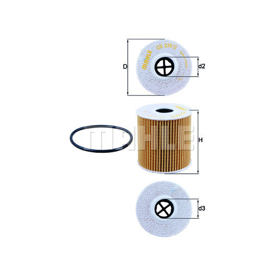OX 339/2D - Oil filter 