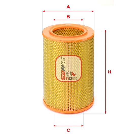S 1540 A - Air filter 