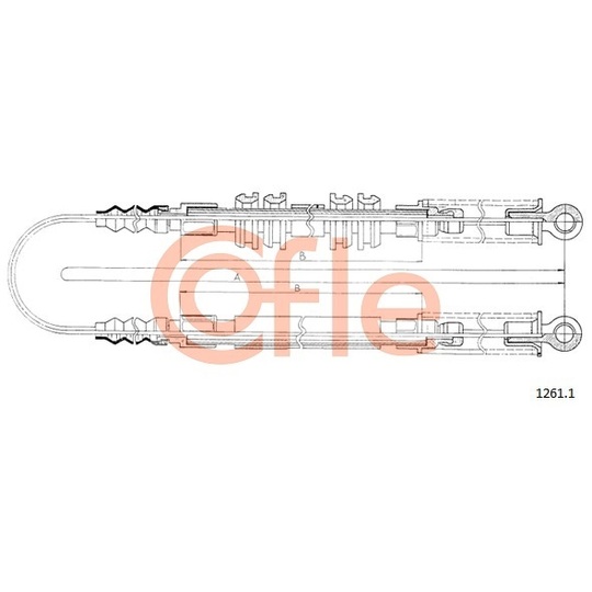 1261.1 - Cable, parking brake 