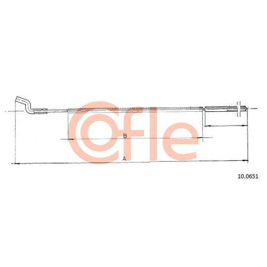 10.0651 - Accelerator Cable 