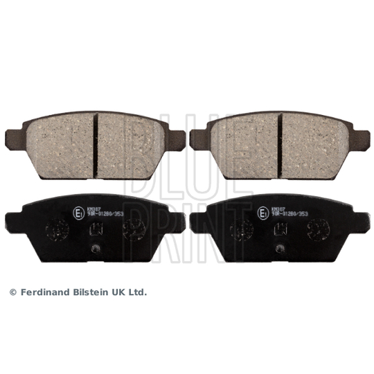ADM54288 - Brake Pad Set, disc brake 
