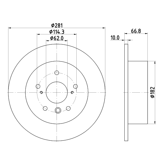 MDC2368 - Brake Disc 