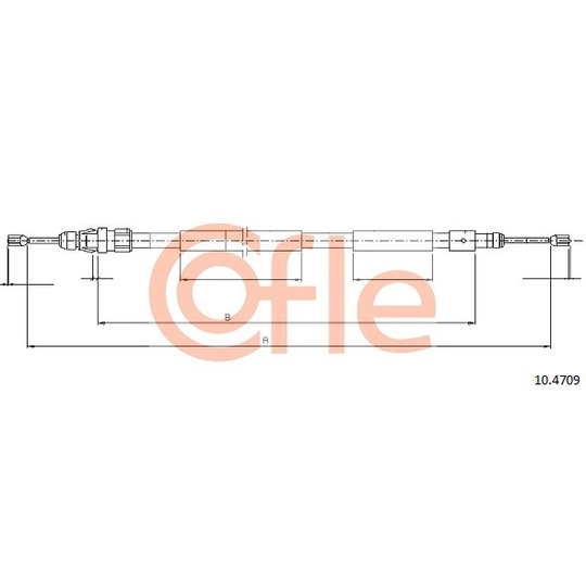 10.4709 - Cable, parking brake 