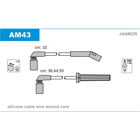 AM43 - Ignition Cable Kit 