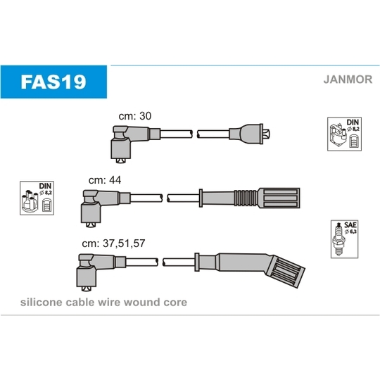 FAS19 - Ignition Cable Kit 