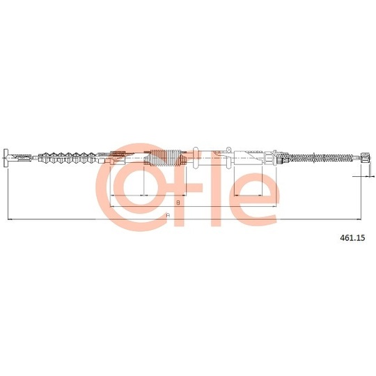 461.15 - Cable, parking brake 