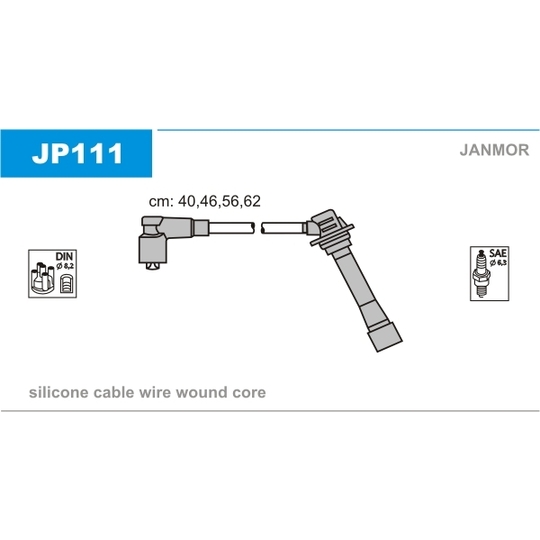JP111 - Sytytysjohtosarja 