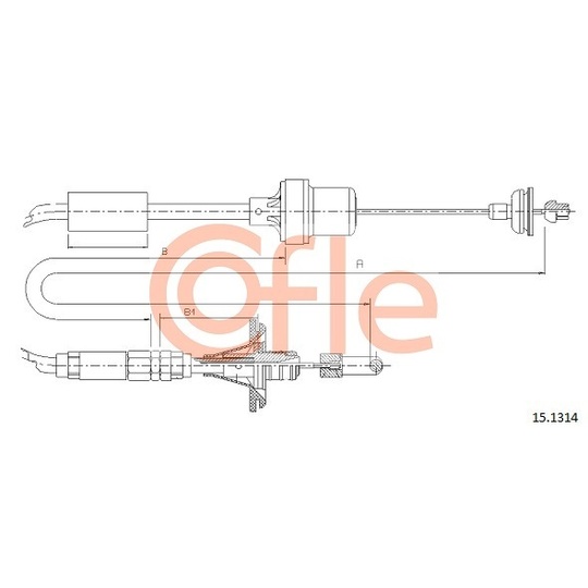 15.1314 - Clutch Cable 