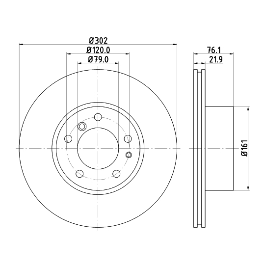 MDC459 - Brake Disc 