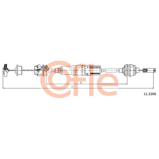 11.3266 - Clutch Cable 