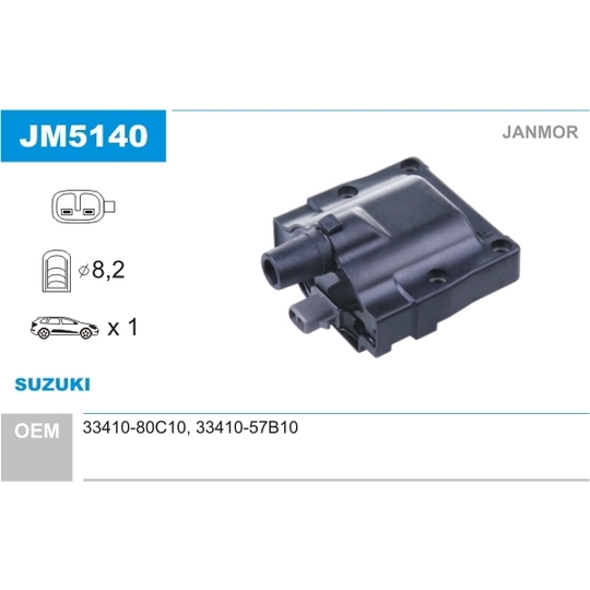 JM5140 - Ignition coil 