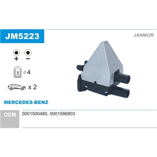 JM5223 - Ignition coil 