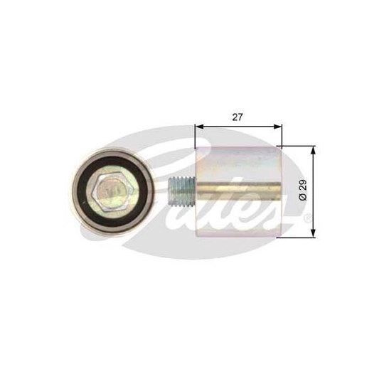 T42019 - Deflection/Guide Pulley, timing belt 