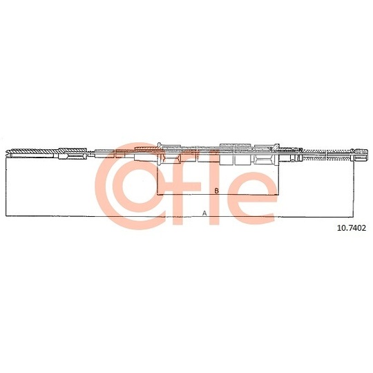 10.7402 - Cable, parking brake 
