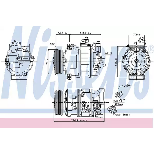 89020 - Kompressori, ilmastointilaite 