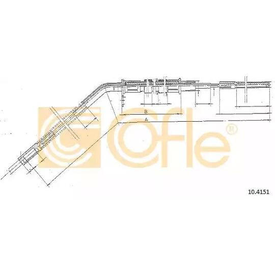 10.4151 - Cable, parking brake 