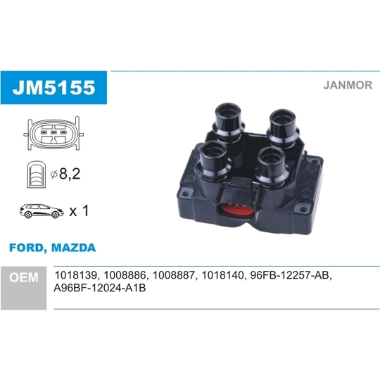 JM5155 - Ignition coil 