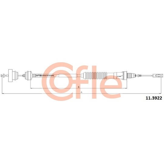 11.3922 - Clutch Cable 