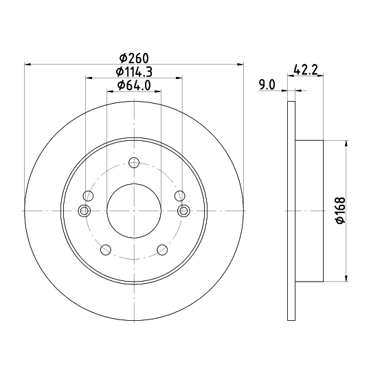 MDC1863 - Brake Disc 