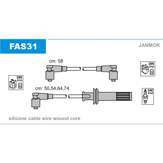 FAS31 - Ignition Cable Kit 