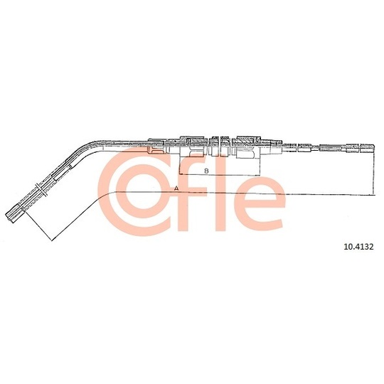 10.4132 - Cable, parking brake 