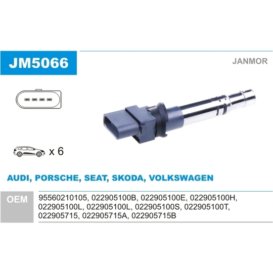 JM5066 - Ignition coil 