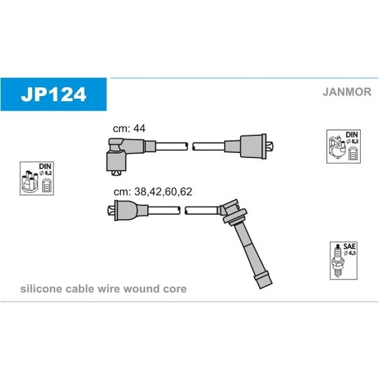 JP124 - Ignition Cable Kit 