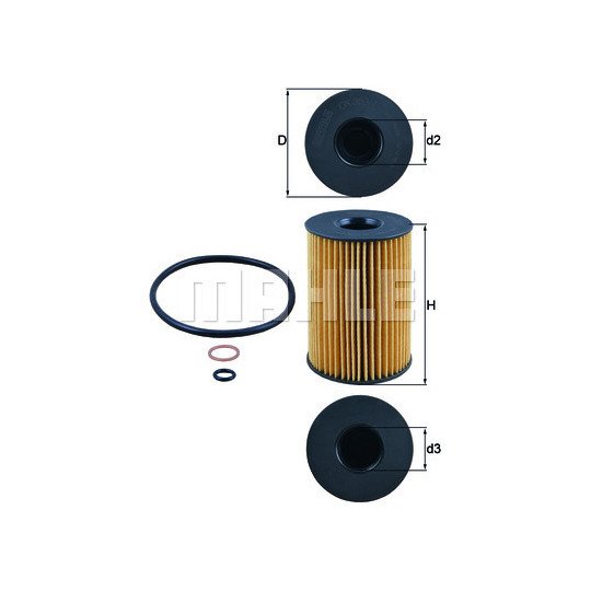OX 353/7D - Oil filter 