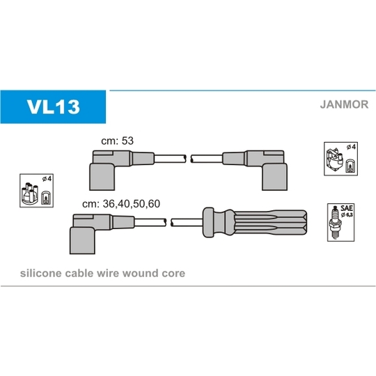VL13 - Ignition Cable Kit 
