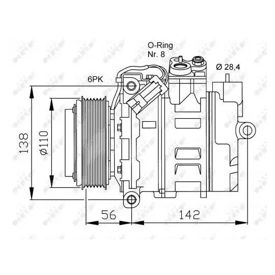 32178G - Kompressor, klimatanläggning 