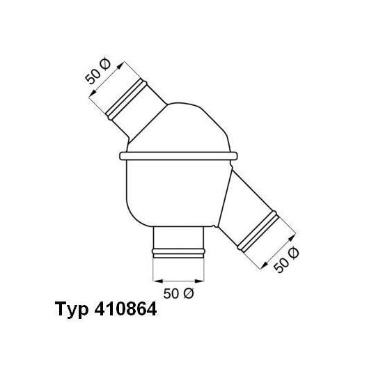 410864.79D0 - Thermostat, coolant 