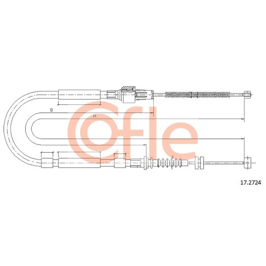 17.2724 - Cable, parking brake 