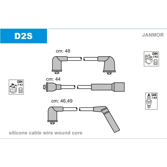 D2S - Ignition Cable Kit 