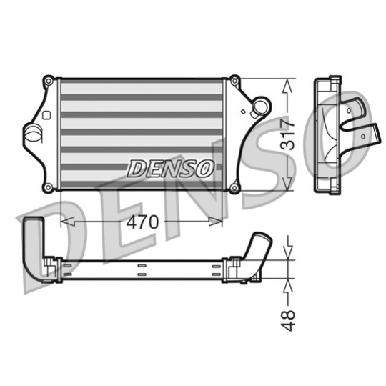 DIT45001 - Kompressoriõhu radiaator 