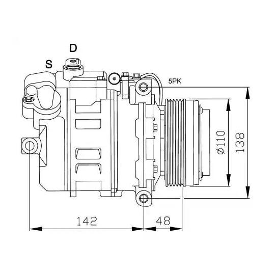 32128G - Compressor, air conditioning 