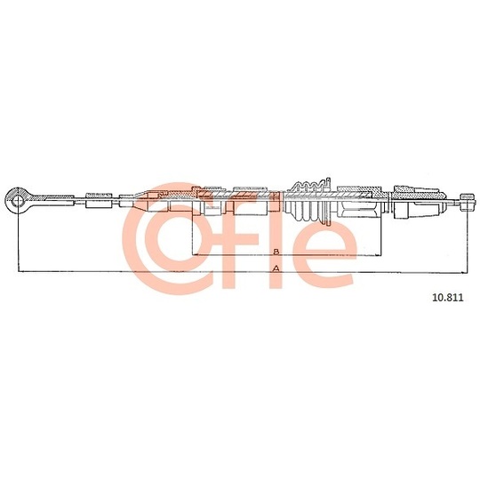 10.811 - Cable, parking brake 