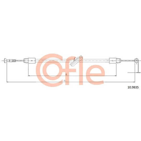 10.9835 - Cable, parking brake 